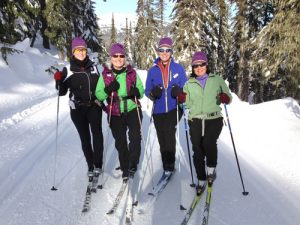 Soaking up the sun on Nordic trails. Photo: Brad Theissen