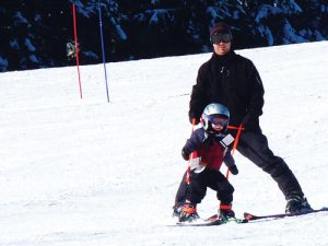 Taking First Turns. Photo: Amy Silbernagel Mccaffree.