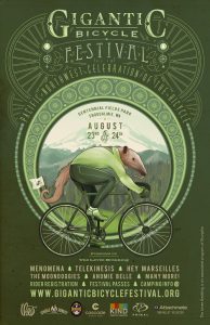 The Gigantic Bicycle Festival in Snoqualmie, Washington is the Pacific Northwest's celebration of bicycle culture and the arts. 