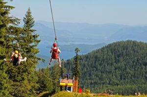 Schweitzer Mountain Resort is offering six week-long camp sessions that include a mix of activities, from chair lift rides, climbing on the wall, swimming, hiking, play mining at the Sluice Box, and other games and activities.