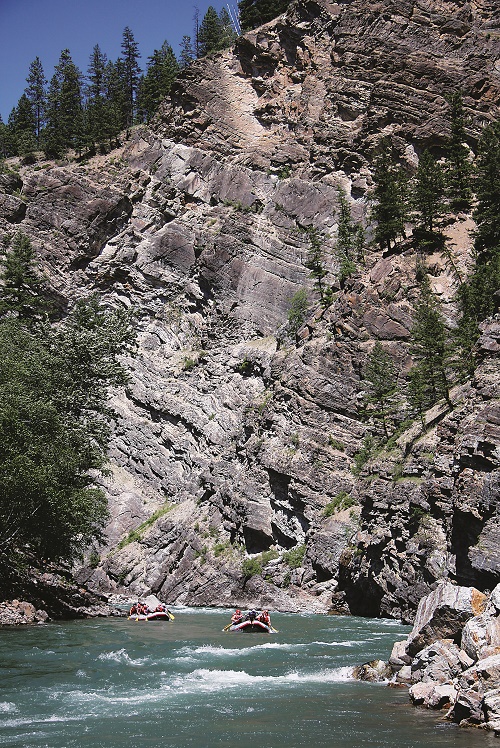 The Elk River Canyon offers unmatched and customized whitewater trips for beginner to experienced rafters. Photo courtesy of Tourism Fernie