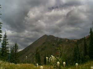 This storm pinned down two OTM writers on a summer traverse of the Bitterroots. Photo: Holly Weiler