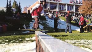 Hailey Cecie throwing down at The Grind. Photo: Dustin Semb