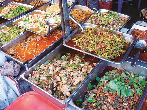 Street food that is piping hot is safest. Photo: Shallan Knowles