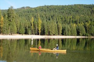 Paddling Priest Lake. Photo: Lisa Swanson