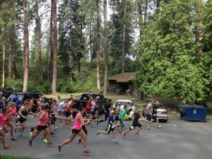 Start of last year's Dad's Day Dash 5K at Manito Park