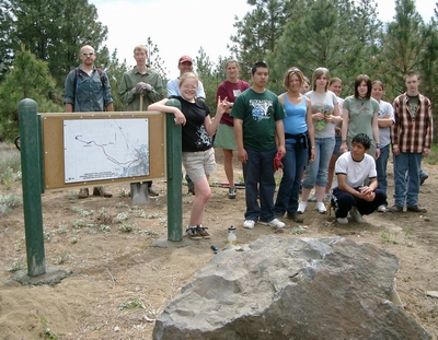 Photo of the Fish Lake Trail.