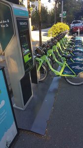 Bike share bikes ready to go in Seattle, WA. // Photo: Mark Simonds.