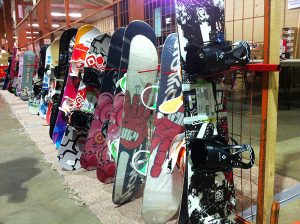 Ski swap snowboards