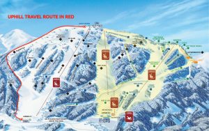 Please follow the uphill rules and stay on the designated route. // Courtesy of Mt. Spokane Ski & Snowboard Park.