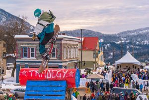 Rossland, B.C.'s winter carnival is the oldest in Canada. // Photo: Aaron Theisen