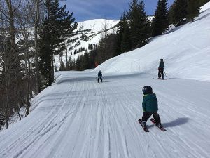 Schweitzer spring skiing. // Photo: Shallan Knowles