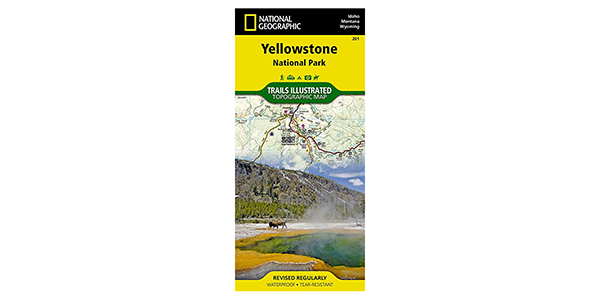 Photo of National Geographic trail map.