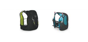 Photo of Osprey hydration vest packs.