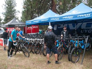 Photo of bike demos by Shallan Knowles.