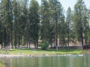 Photo of Medical Lake by Shallan Knowles.