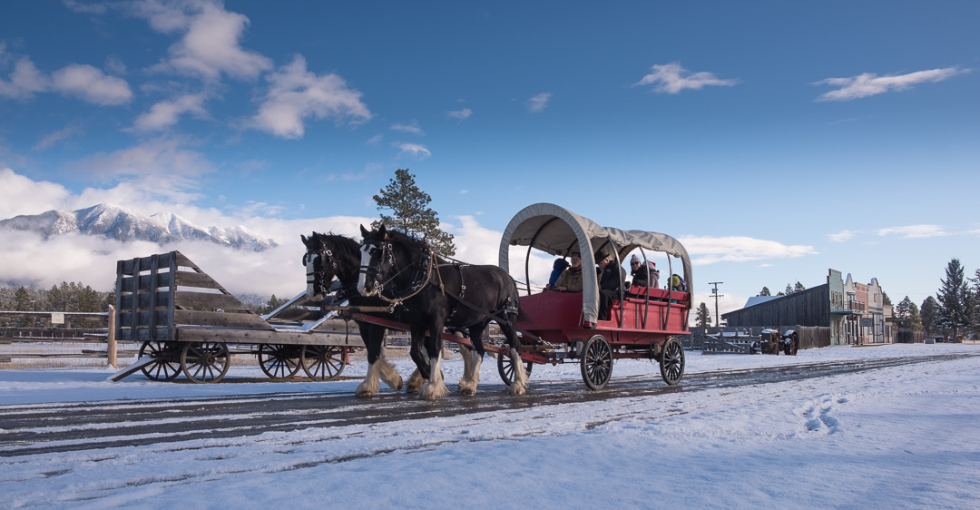 Cranbrook is close to two ski famed ski resorts, the Canadian Rockies Airport and as pictured here, Fort Steele Heritage Town. (Photo: Janice Strong)
