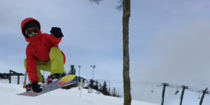 Photo of Asher Coleman at Mt. Spokane Progression Park by T. Ghezzi.