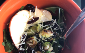 Photo of roasted brussels sprouts salad