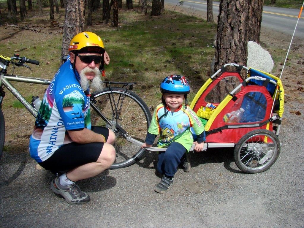 photo of young son and dad.