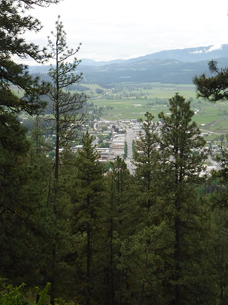 View of Main Street from Colville Mountain