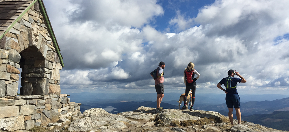 Photo of the view from the Mount Spokane Fire Lookout.