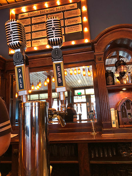 Radio Brewing's taps