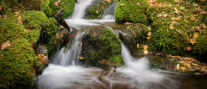 Photo of waterfall near Burke, Idaho.