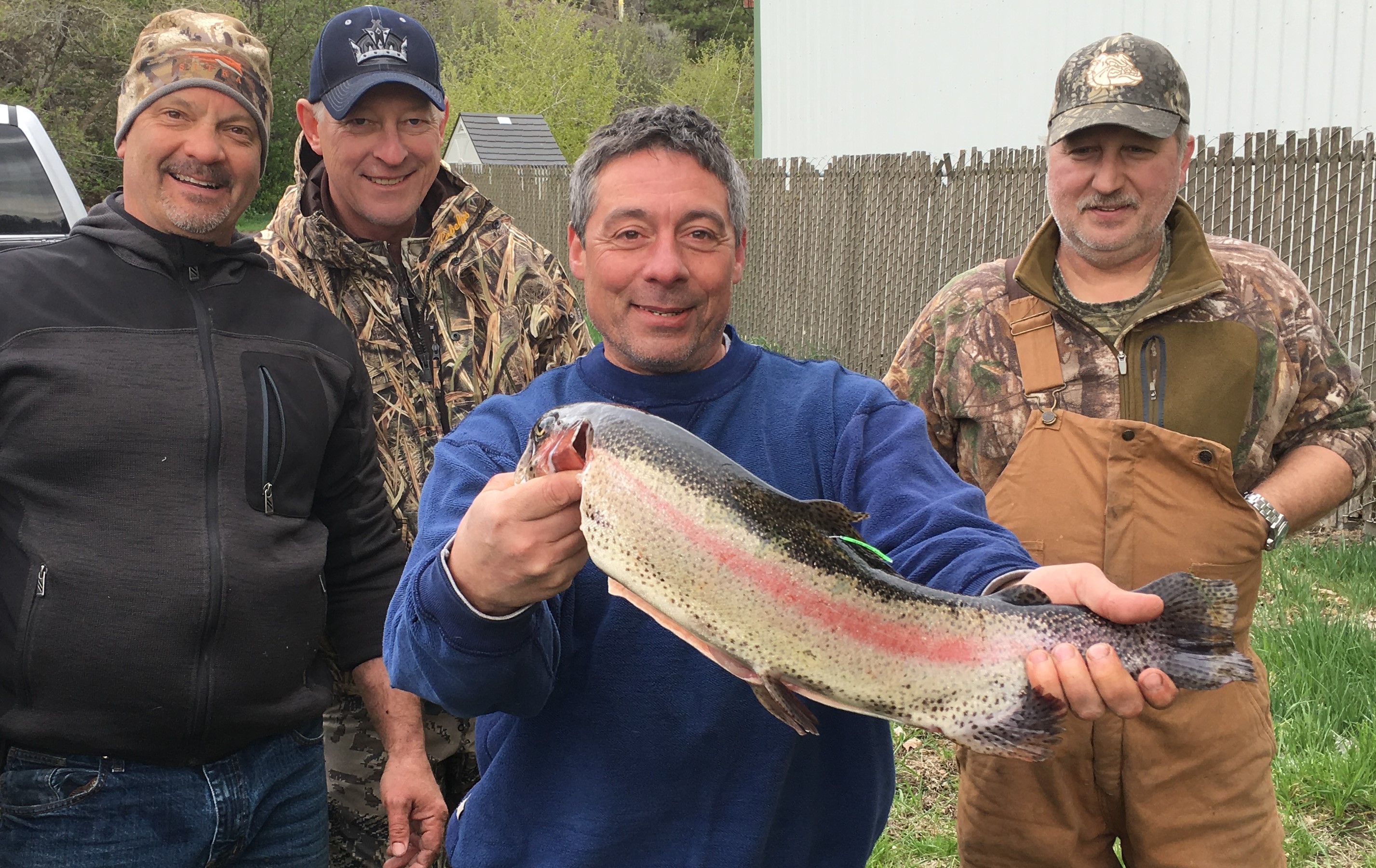 Many happy anglers on opening day of trout fishing in statewide lowland  lakes, by The Washington Department of Fish and Wildlife