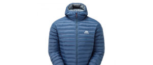 Photo of Mountain Equipment Frostline Down Jacket in blue.