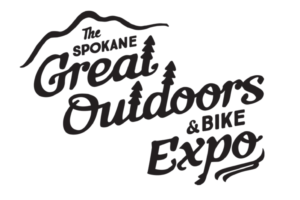 Graphic logo for the Spokane Great Outdoors & Bike Expo