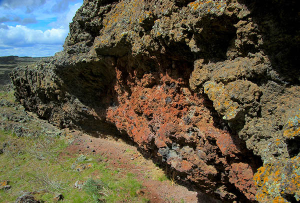 "Splatter" Pile above Rock Creek.