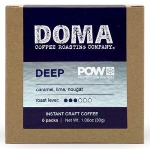 Doma Instant Craft Coffee.