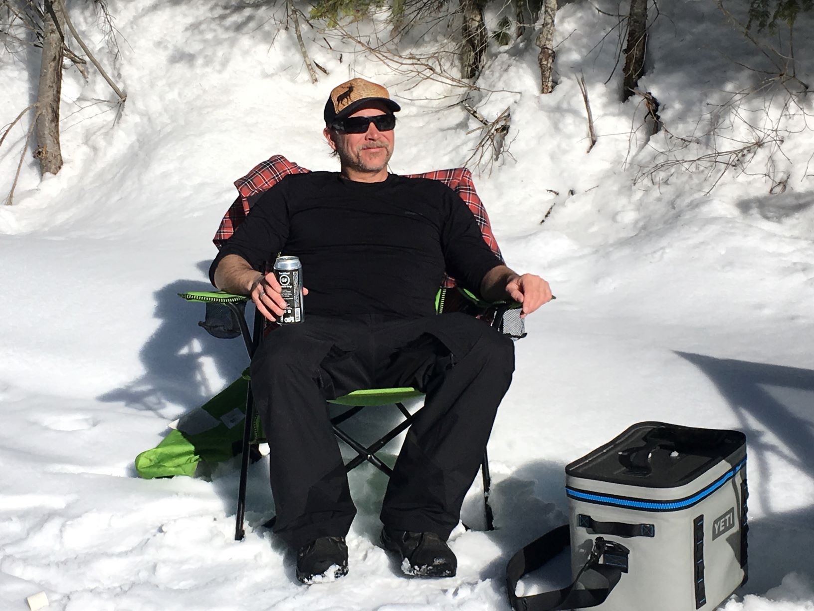 OTO Publisher Derrick Knowles enjoying winter sunshine.