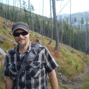 Derrick Knowles profile of them on a forested hike.