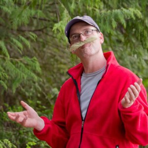 Jon Jonckers' profile image of him with a moss mustache.