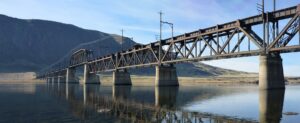Historic bridge spanning the Columbia River is now a rail-to-trail for the Palouse to Cascades Trail State Park.