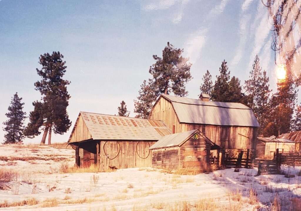 One of the historic buildings on the Slavin Ranch.