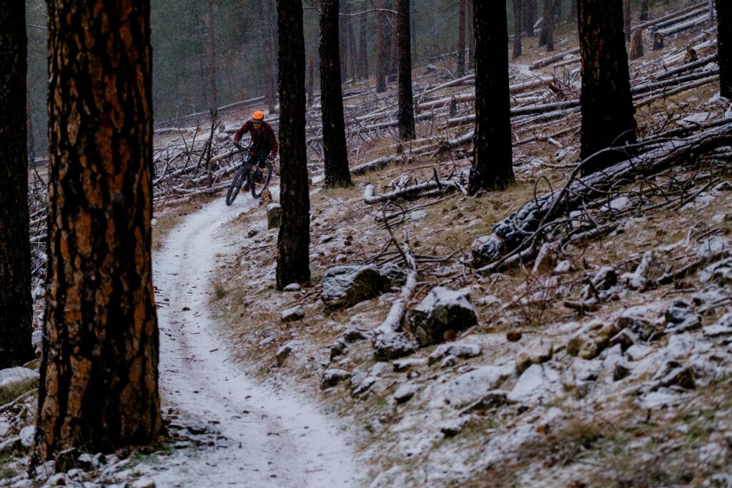 Snowfall on the High Drive Trails doesn’t often linger, so it’s a race to put in first—or any—tracks.