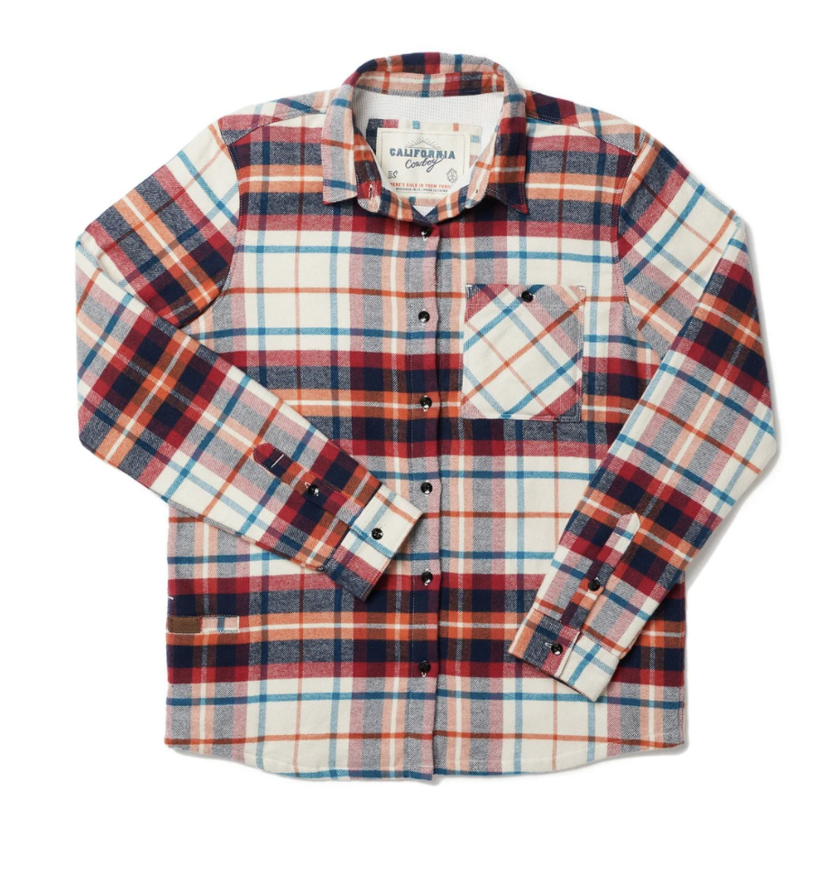 California Cowboy Olympic Valley Plaid Flannel Shirt