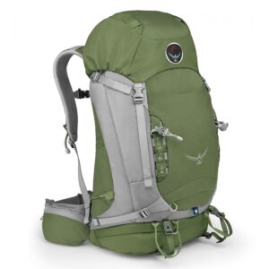 Osprey brand Kestrel 48 Internal frame men's backpack, green color