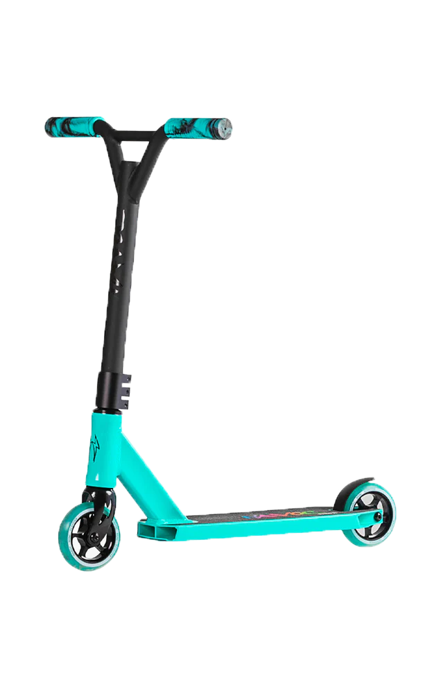 Havoc Mini Scooter, blue and black.